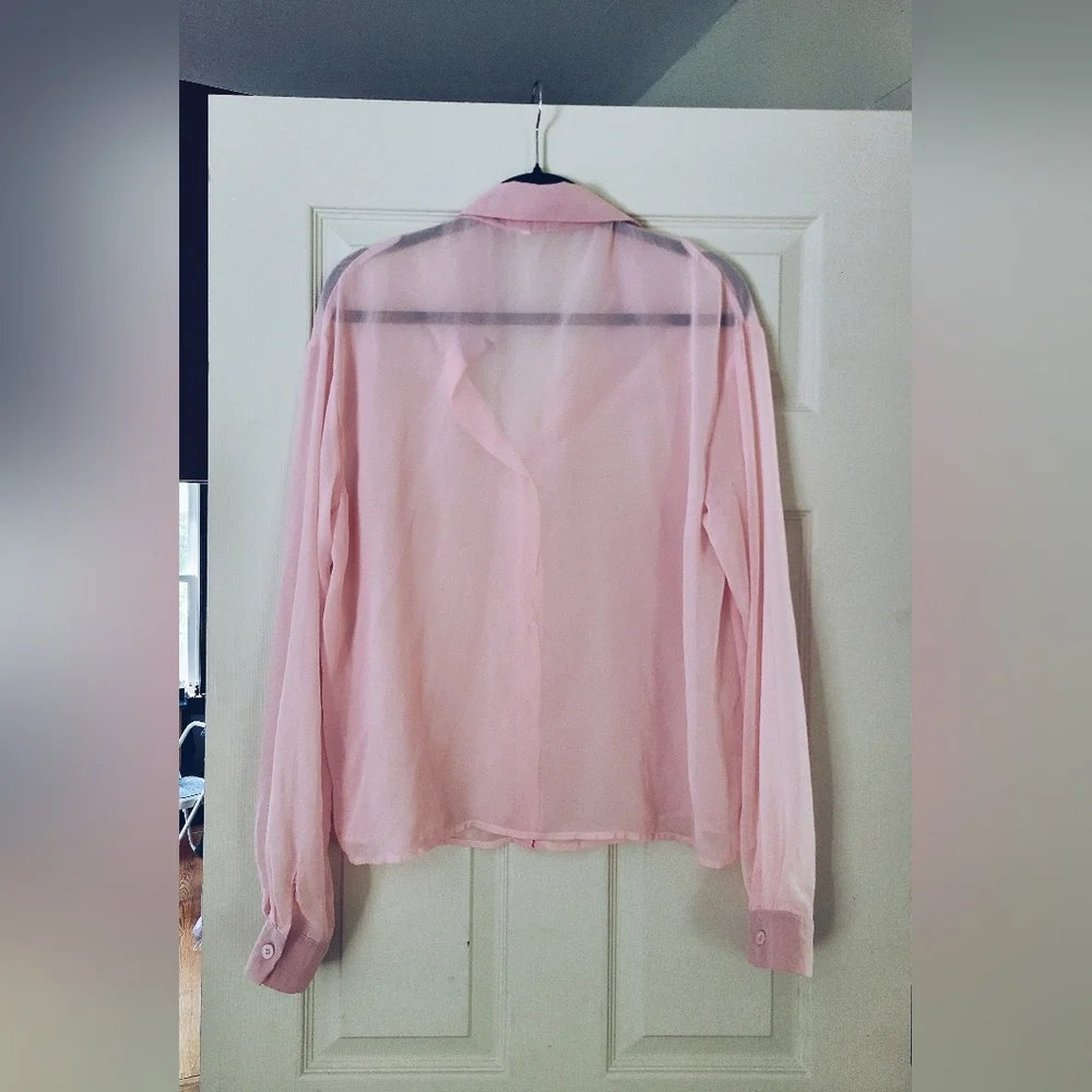 Sheer button down - Picture 3 of 3